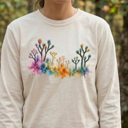 Watercolor Joshua Tree National Park Premium Long Sleeve