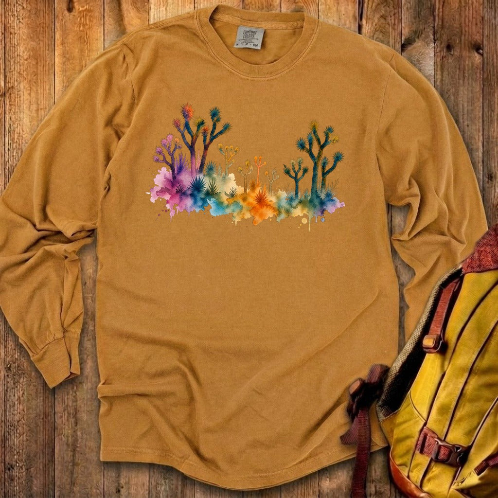 Watercolor Joshua Tree National Park Premium Long Sleeve