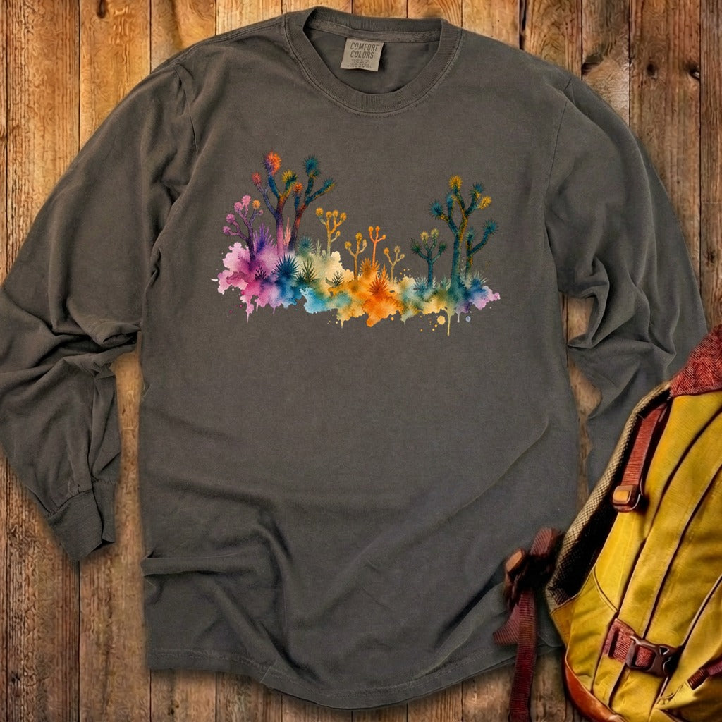 Watercolor Joshua Tree National Park Premium Long Sleeve