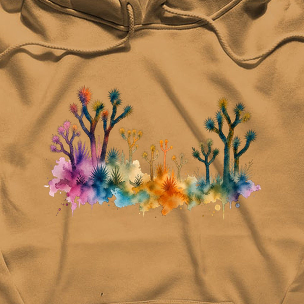 Watercolor Joshua Tree National Park Hoodie