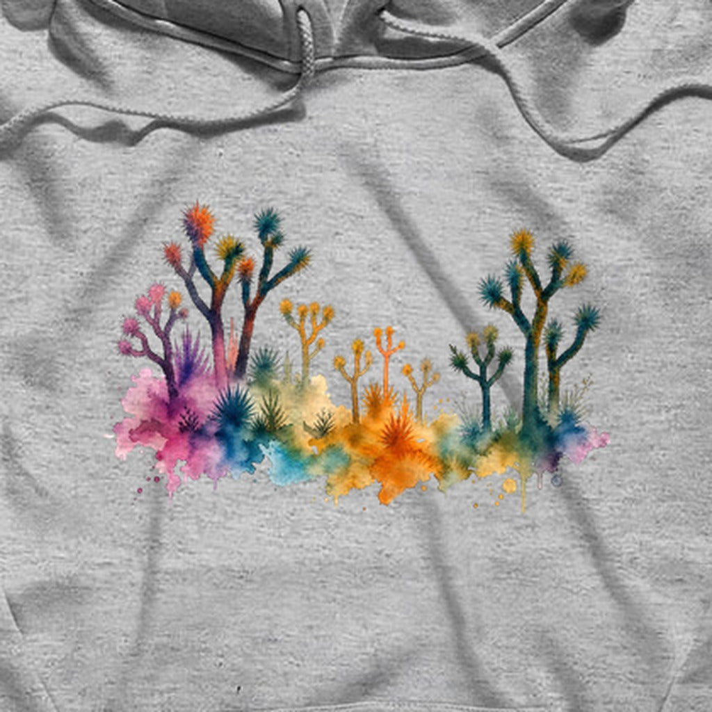 Watercolor Joshua Tree National Park Hoodie