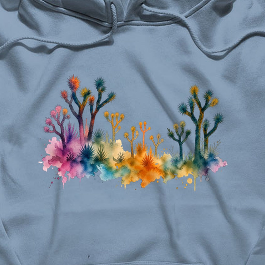 Watercolor Joshua Tree National Park Hoodie