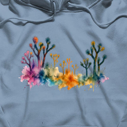 Watercolor Joshua Tree National Park Hoodie