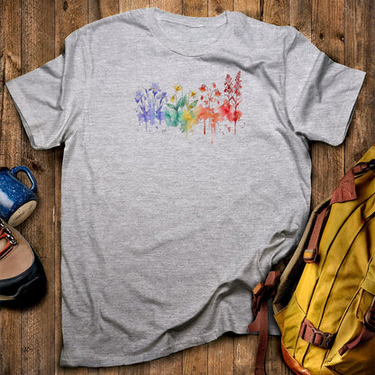 Watercolor New River Gorge Wildflowers T-Shirt