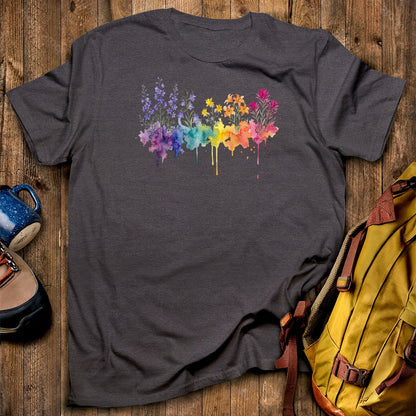 Watercolor Olympic Wildflowers T-Shirt