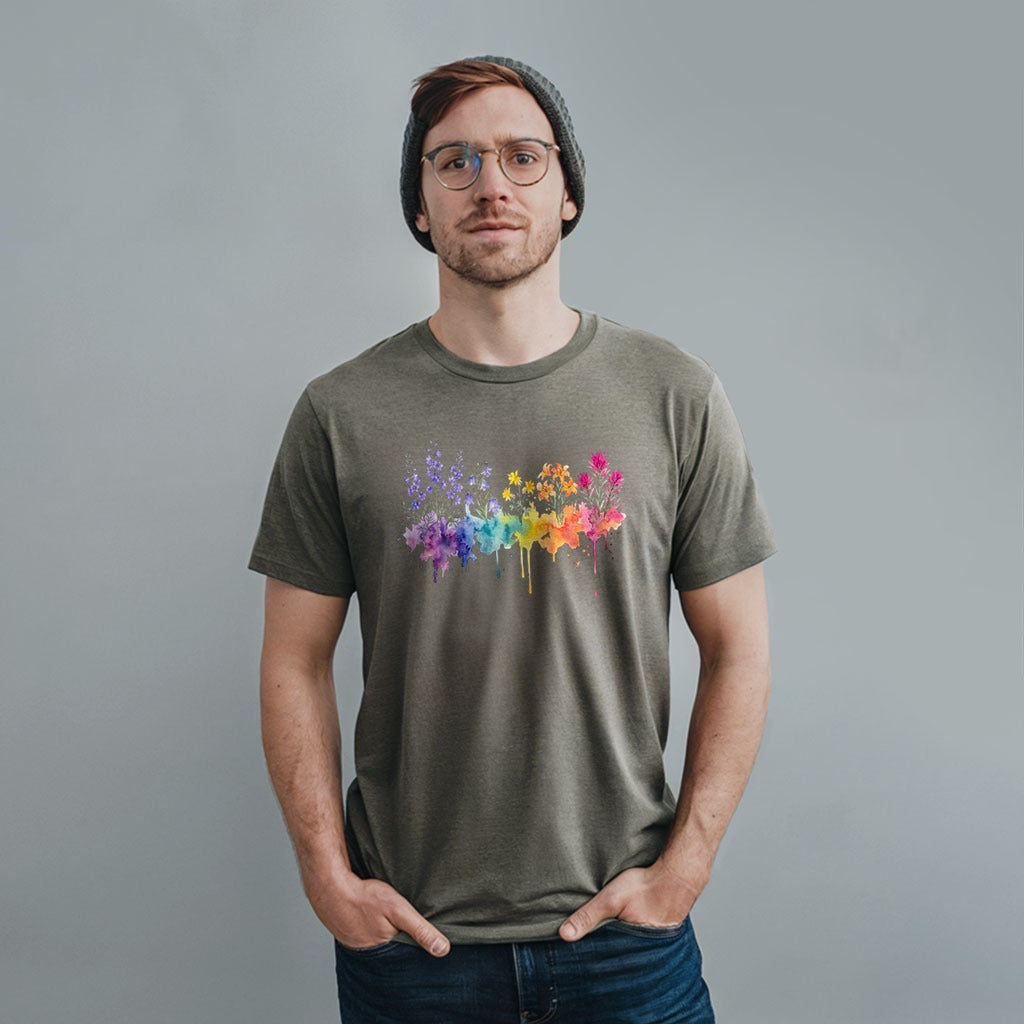 Watercolor Olympic Wildflowers T-Shirt