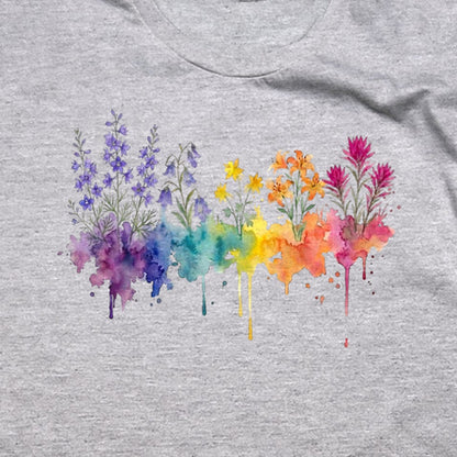 Watercolor Olympic Wildflowers T-Shirt