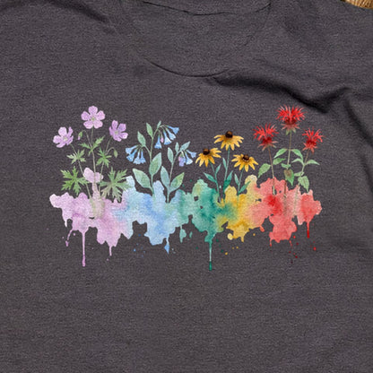Watercolor Shenandoah Wildflowers T-Shirt