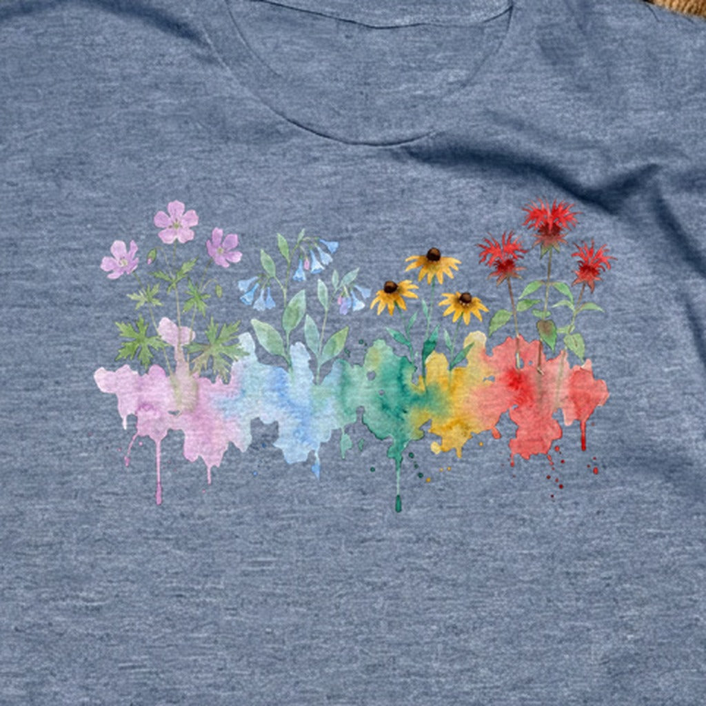 Watercolor Shenandoah Wildflowers T-Shirt