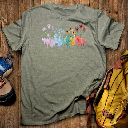 Watercolor Shenandoah Wildflowers T-Shirt