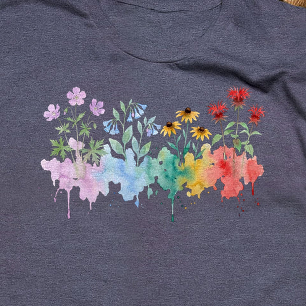 Watercolor Shenandoah Wildflowers T-Shirt