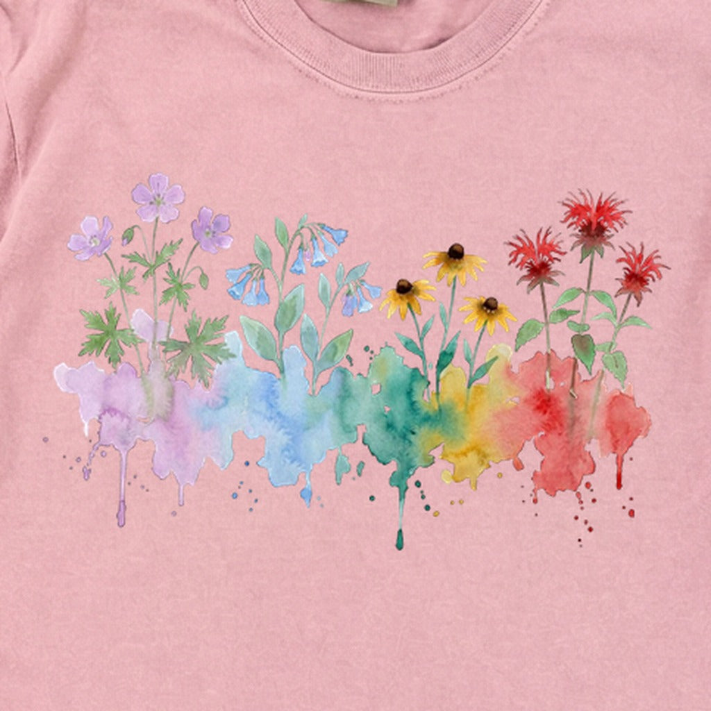 Watercolor Shenandoah Wildflowers Premium Long Sleeve