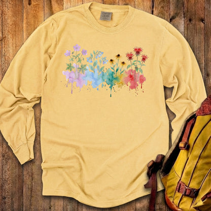 Watercolor Shenandoah Wildflowers Premium Long Sleeve