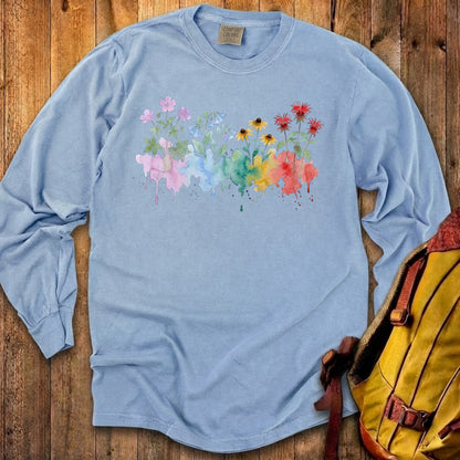 Watercolor Shenandoah Wildflowers Premium Long Sleeve