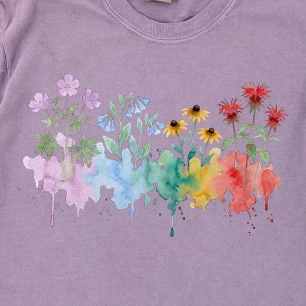 Watercolor Shenandoah Wildflowers Premium Long Sleeve