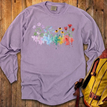 Watercolor Shenandoah Wildflowers Premium Long Sleeve