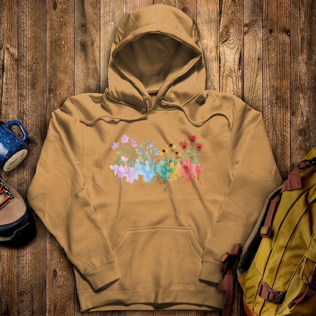 Watercolor Shenandoah Wildflowers Hoodie