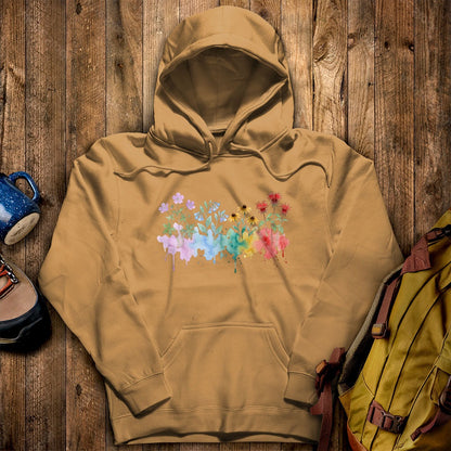 Watercolor Shenandoah Wildflowers Hoodie