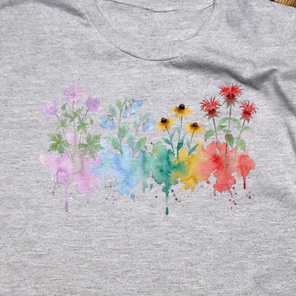 Watercolor Shenandoah Wildflowers T-Shirt