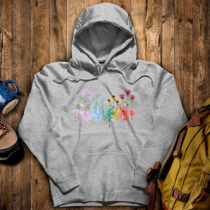 Watercolor Shenandoah Wildflowers Hoodie