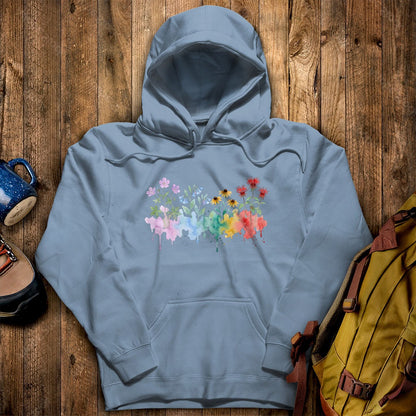 Watercolor Shenandoah Wildflowers Hoodie