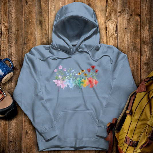 Watercolor Shenandoah Wildflowers Hoodie