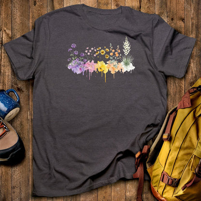Watercolor White Sands Wildflowers T-Shirt