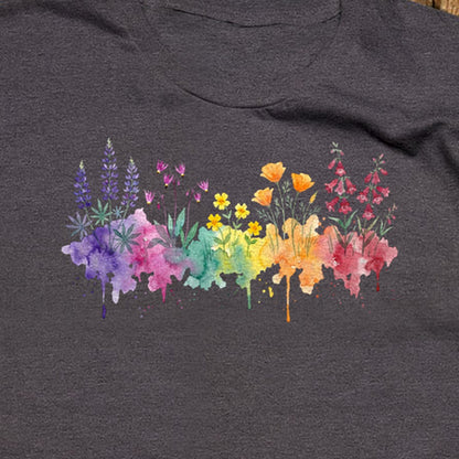 Watercolor Yosemite Wildflowers T-Shirt