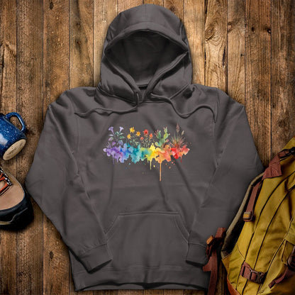 Watercolor Zion Wildflowers Hoodie