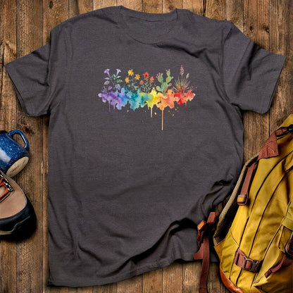 Watercolor Zion Wildflowers T-Shirt
