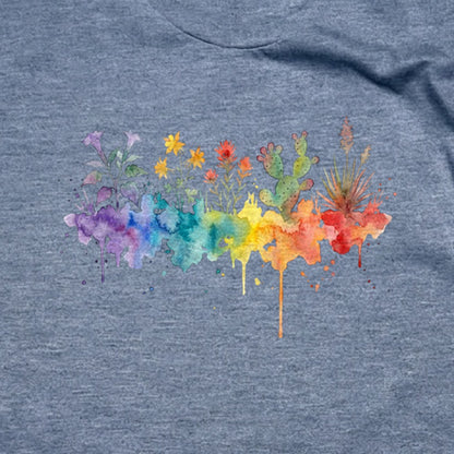 Watercolor Zion Wildflowers T-Shirt