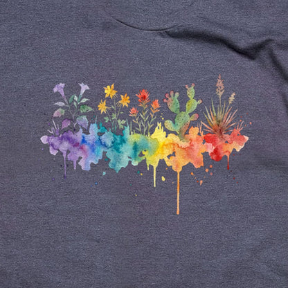 Watercolor Zion Wildflowers T-Shirt