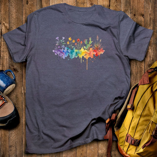 Watercolor Zion Wildflowers T-Shirt