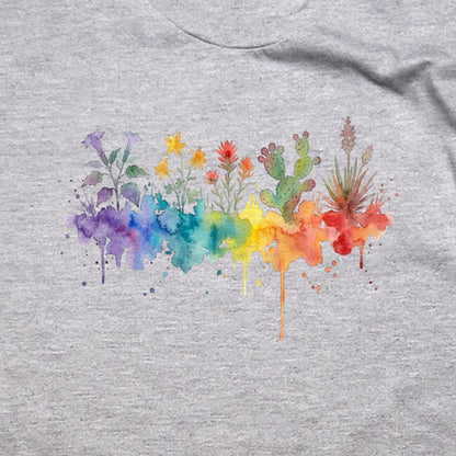 Watercolor Zion Wildflowers T-Shirt