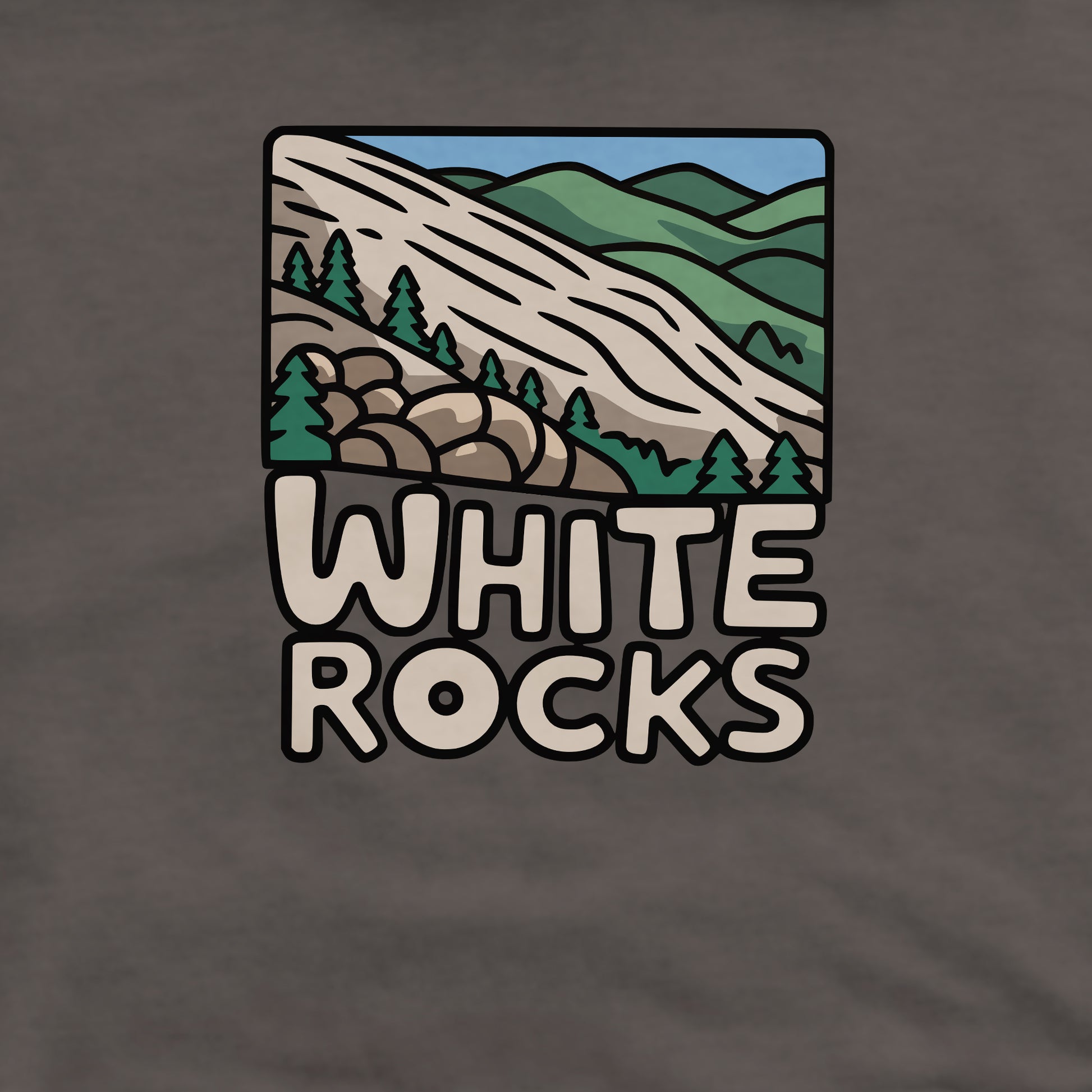 White Rocks National Recreation Area Crewneck Sweatshirt Adventure and Outdoors Themed Sweatshirt