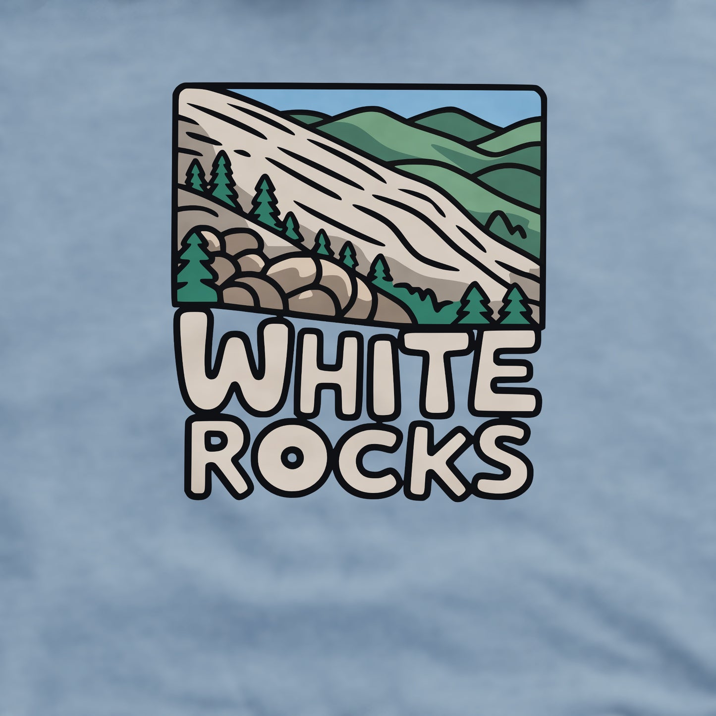 White Rocks National Recreation Area Crewneck Sweatshirt Adventure and Outdoors Themed Sweatshirt