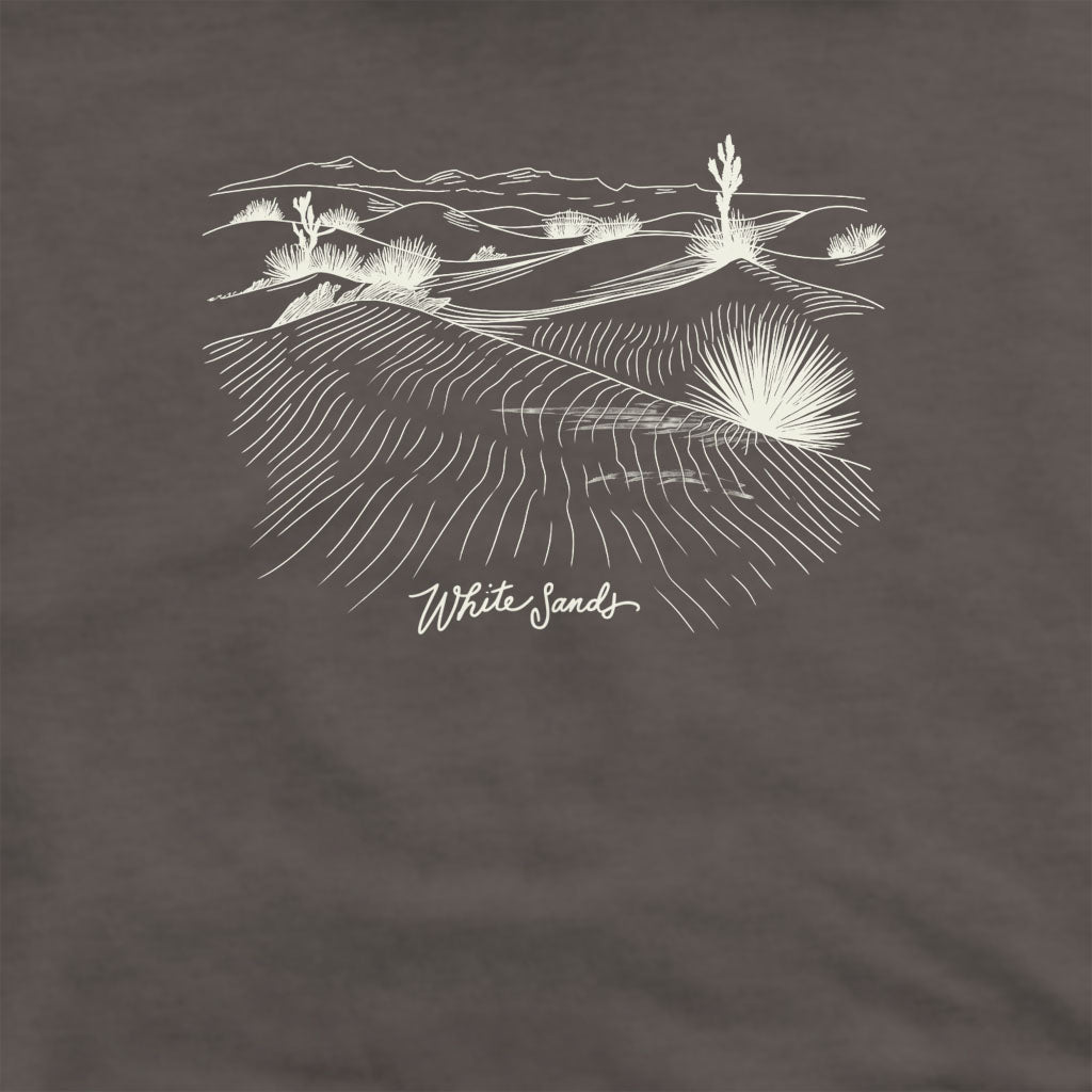 White Sands Line Drawing Crewneck Sweatshirt