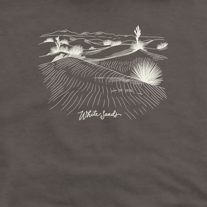 White Sands Line Drawing Crewneck Sweatshirt