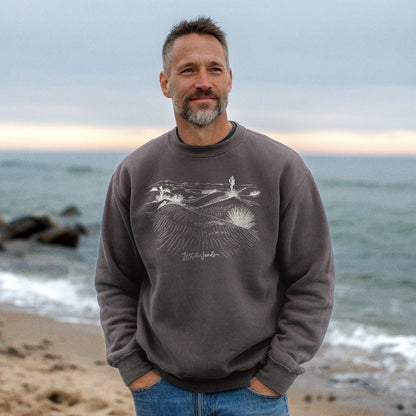 White Sands Line Drawing Crewneck Sweatshirt