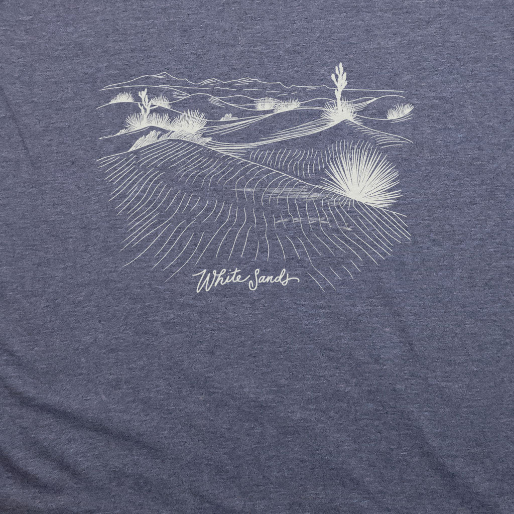 White Sands Line Drawing T-Shirt