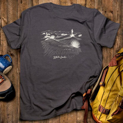 White Sands Line Drawing T-Shirt