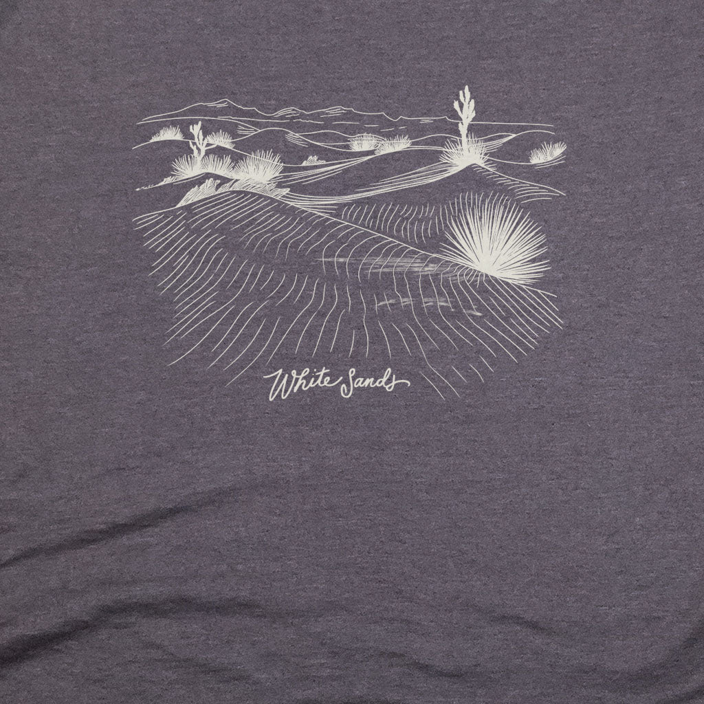 White Sands Line Drawing T-Shirt