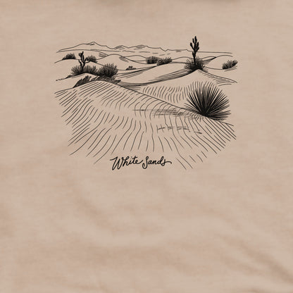 White Sands Line Drawing Crewneck Sweatshirt