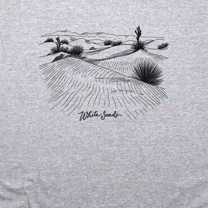 White Sands Line Drawing Crewneck Sweatshirt