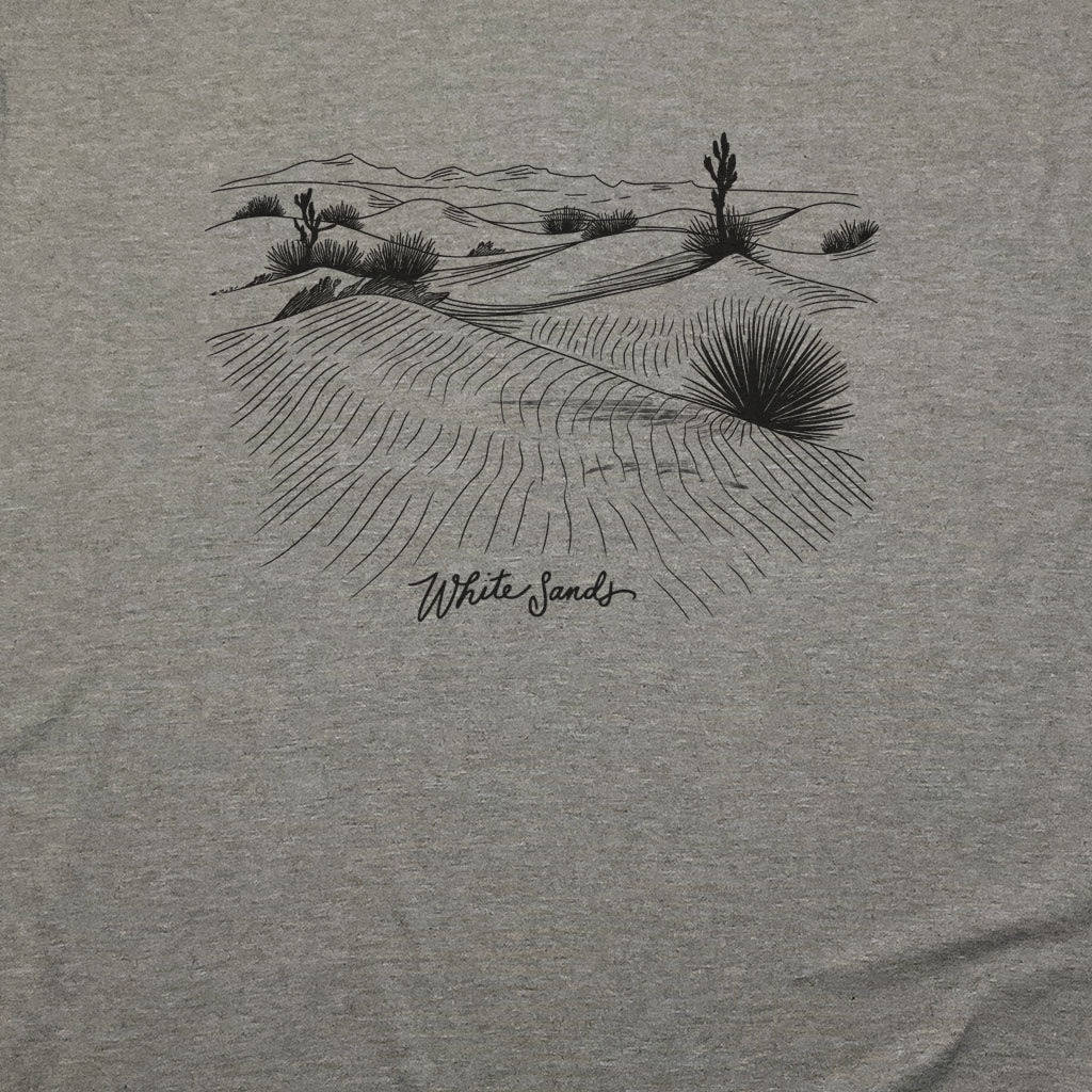 White Sands Line Drawing T-Shirt