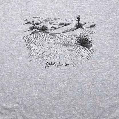 White Sands Line Drawing T-Shirt
