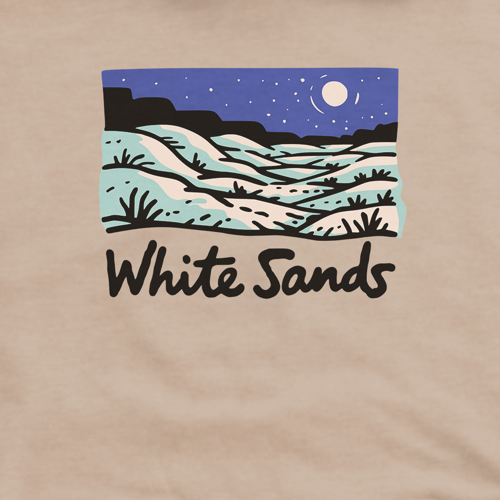 White Sands at Night Hoodie
