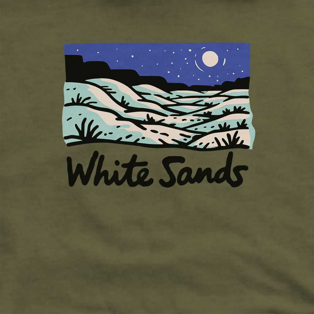 White Sands at Night Hoodie