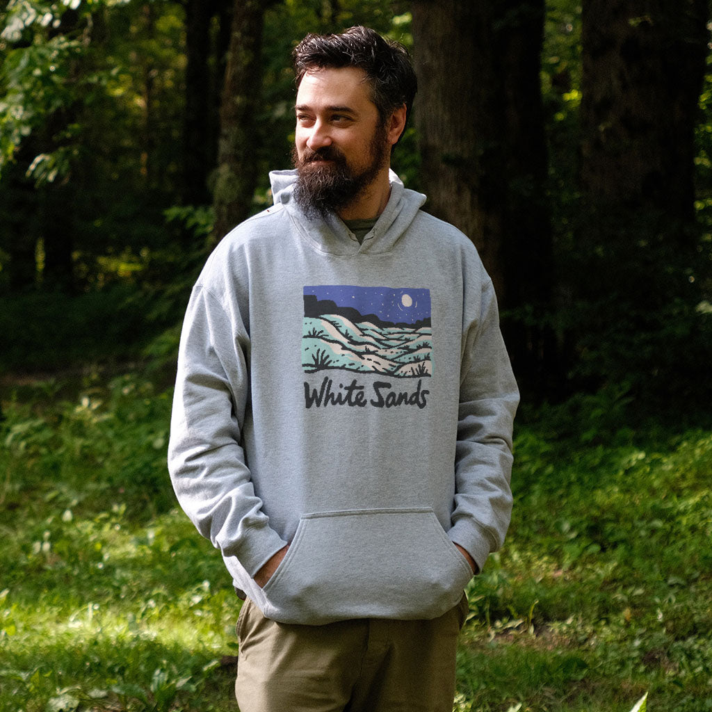White Sands at Night Hoodie