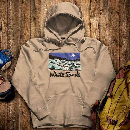 White Sands at Night Hoodie